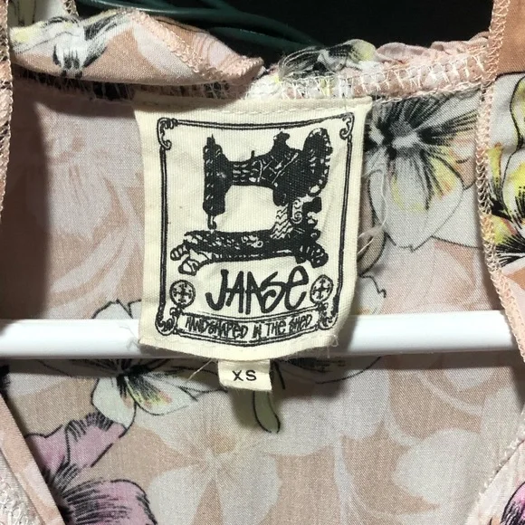 Jaase Peach & pink floral boho maxi dress - Picture 5 of 8